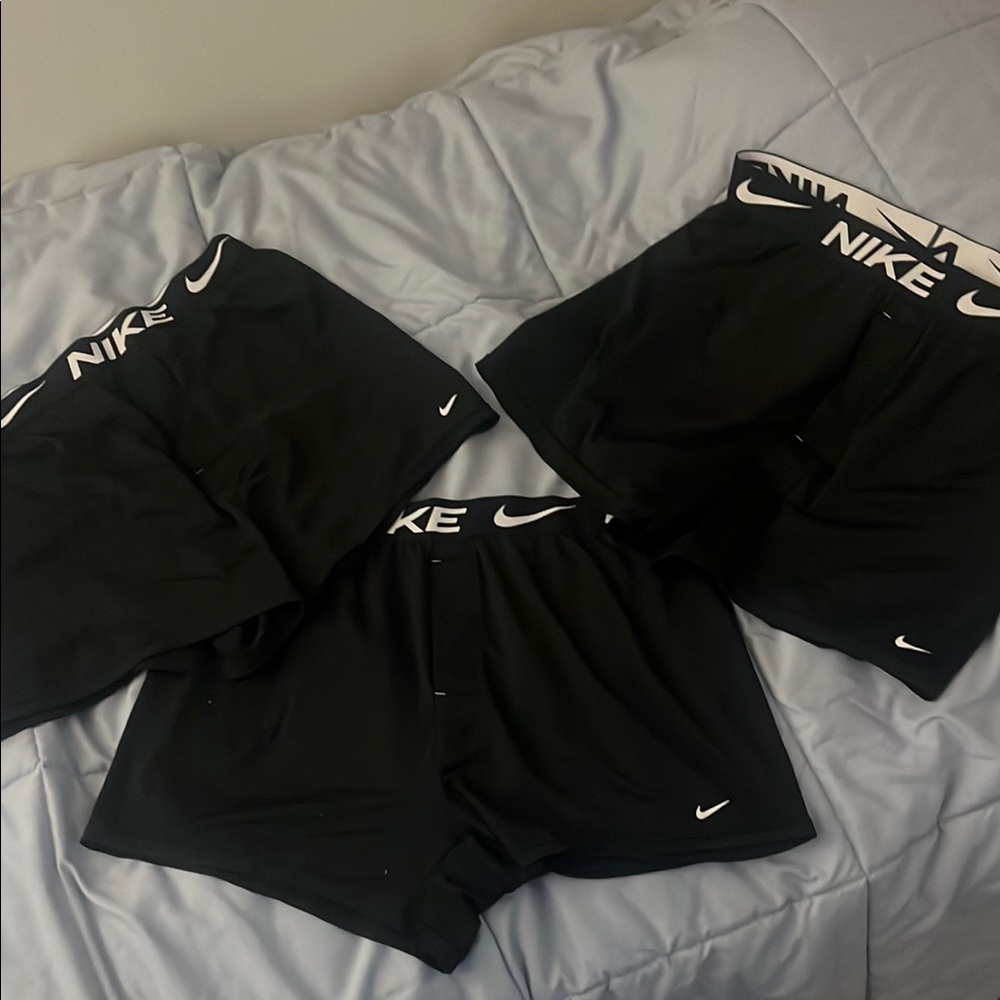 Nike Black Boxer Brief Trio